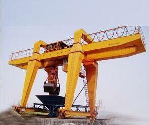 5t、10t雙梁抓斗門式起重機